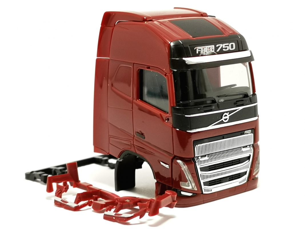 Fahrerhaus Volvo FH16 GL XL 2020, weinrot Herpa 353