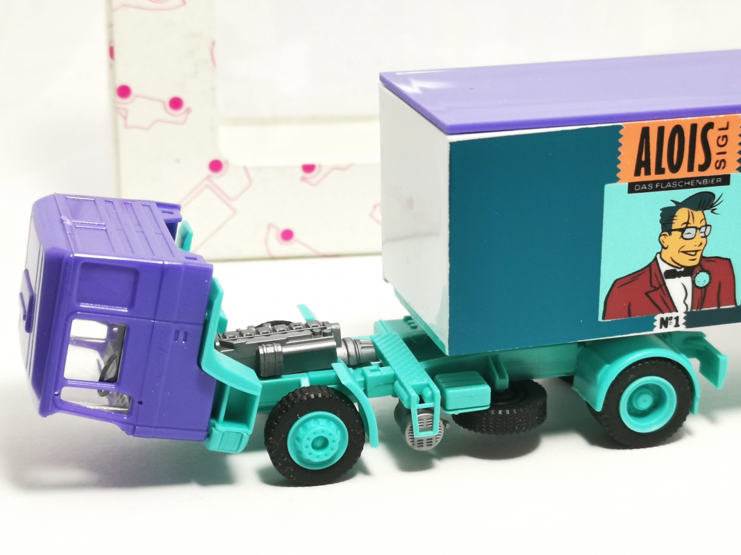 Preview: MAN F90 Koffer-Sattelzug "alois Sigl" R+H Modellauto 1:87 R16