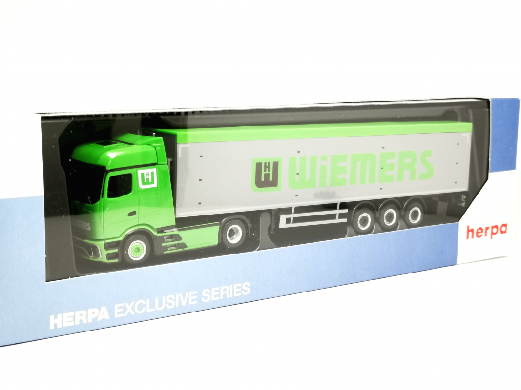 Preview: 961820 Intermodellbau 2026: Mercedes-Benz Actros L ProCabin Bigspace Schubboden-Sattelzug "Wiemers"