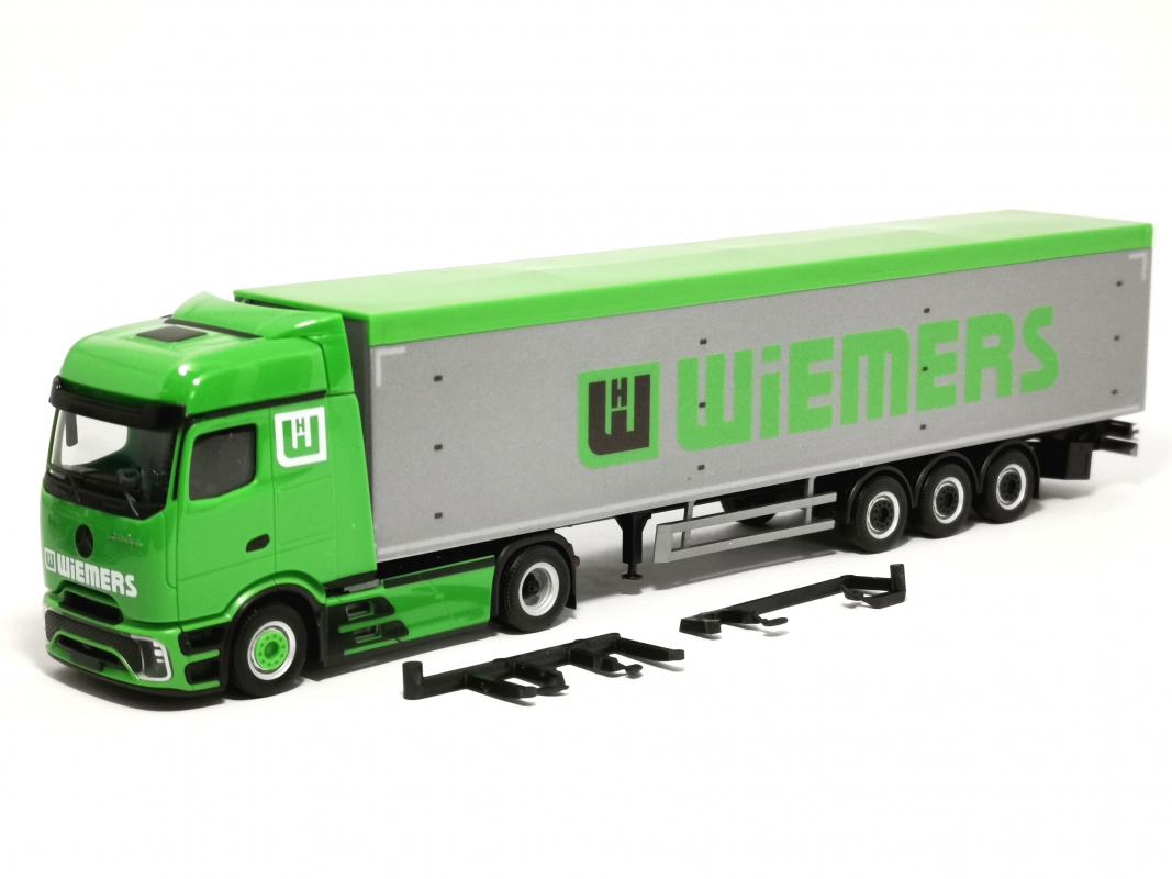 961820 Intermodellbau 2026: Mercedes-Benz Actros L ProCabin Bigspace Schubboden-Sattelzug "Wiemers"