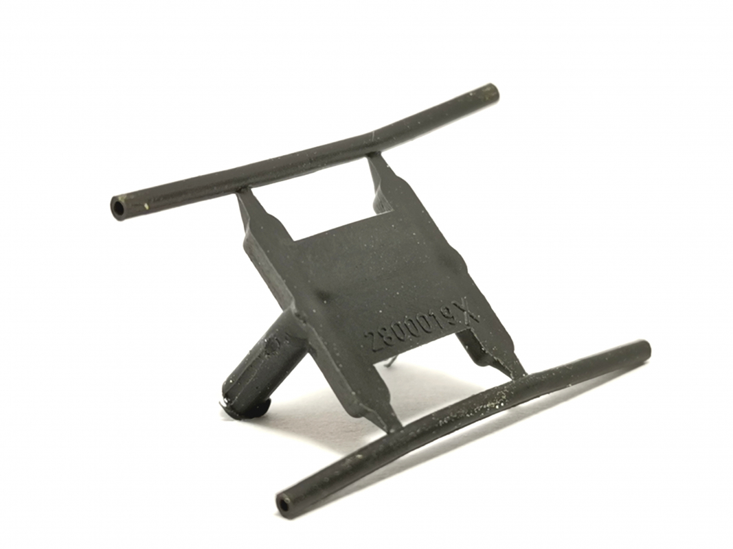 2x Schlauch Feldbinder lang, schwarz Herpa C377