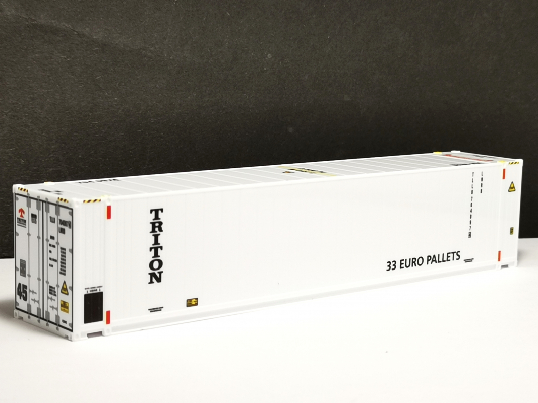 Preview: 45ft. Kühlcontainer "TRITON"  - weiß -  Herpa