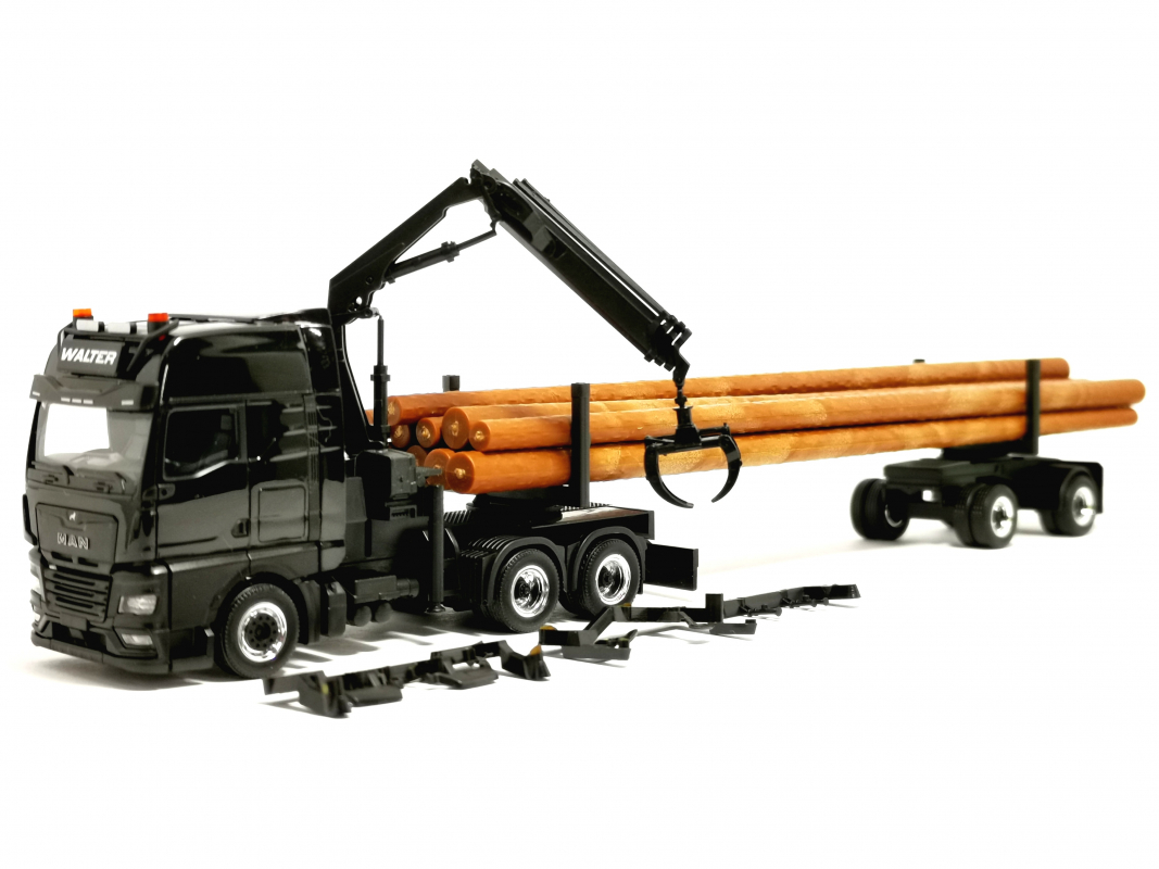 320580 MAN TGX GX Langholztransporter "Walter Holztransporte" Herpa