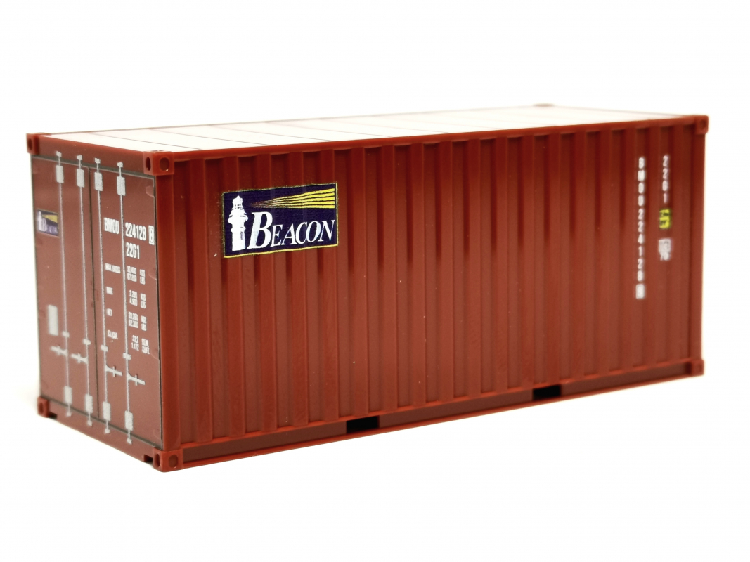 20ft. Container "Beacon"- braun - Herpa