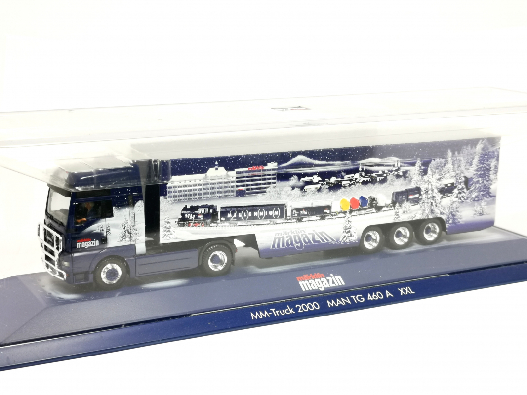MM-Truck 2000 MAN TG 460 A XXL Magazin Herpa ohne Umverpackung mit Spiegel