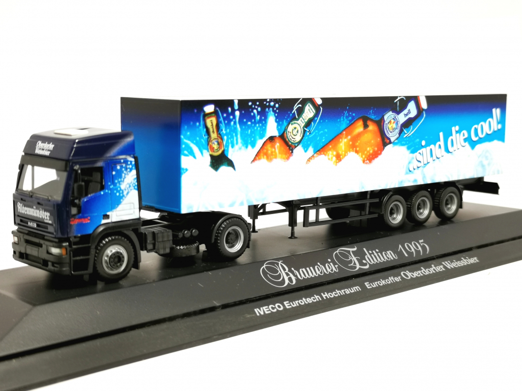 183499 Iveco EuroTech HD Koffer-Sattelzug "Oberdorfer Weissbier" ohne Umverpackung