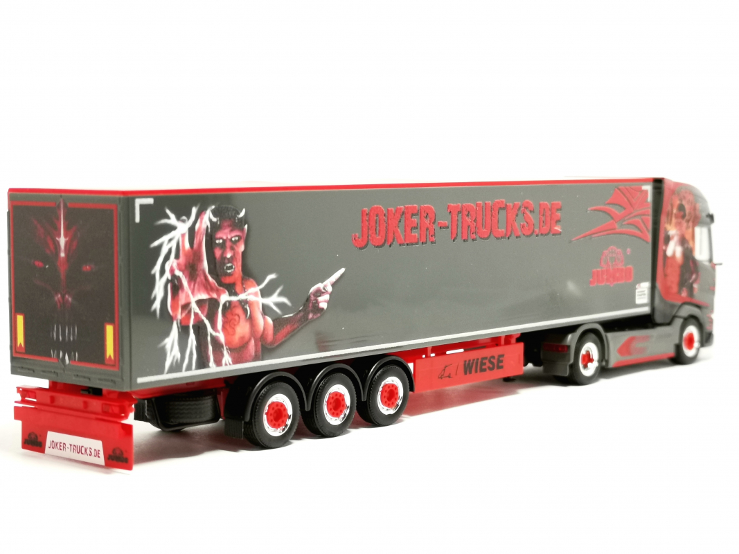 Preview: 319546 DAF XG+ Schubboden-Sattelzug "Joker Trucks / Tamara" Herpa