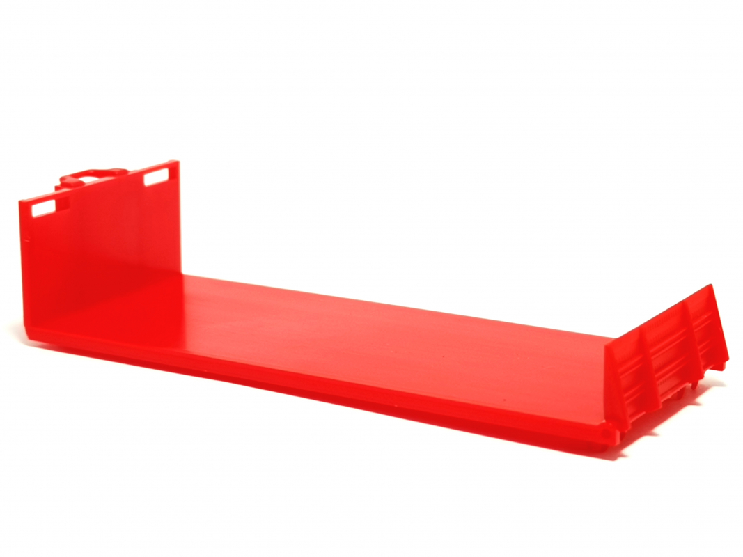 Abrollflat für Lkw, rot Herpa C429