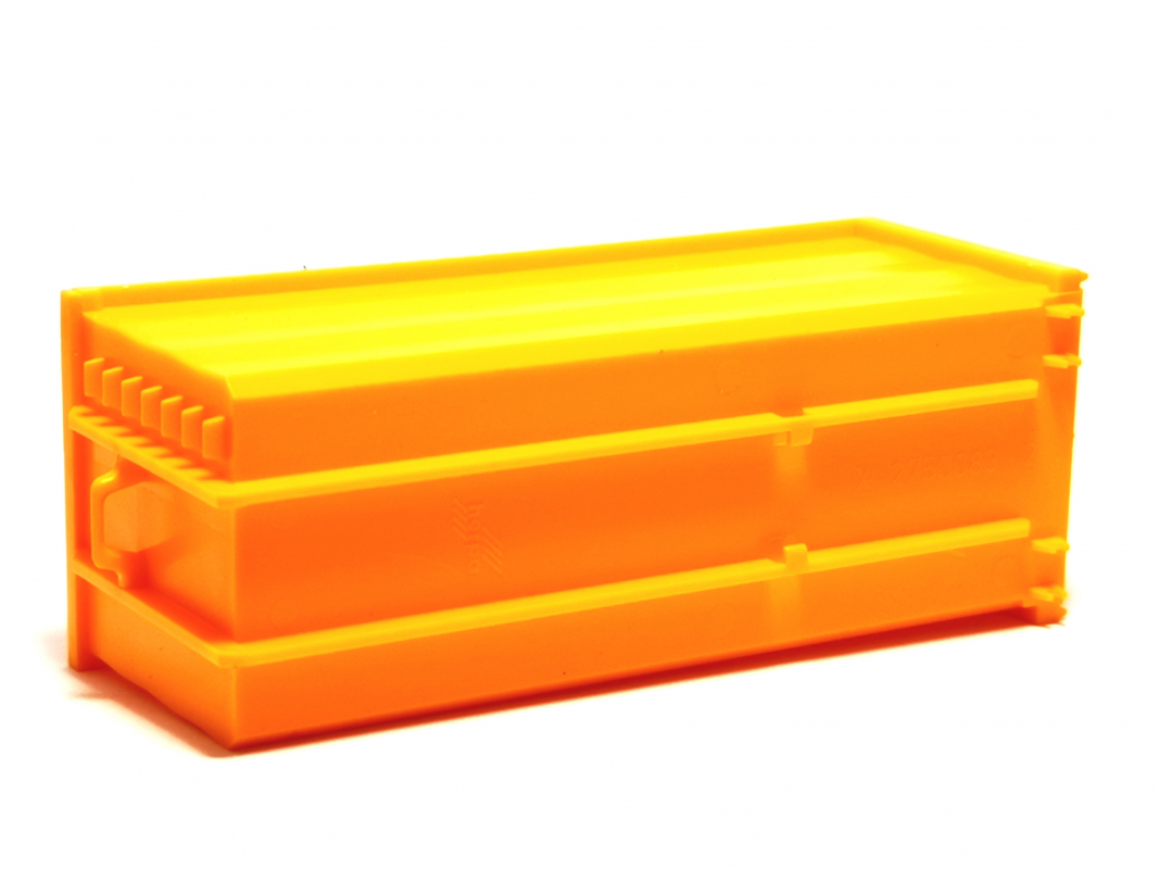 Preview: Abrollmulde glatt, kommunalorange Herpa C432