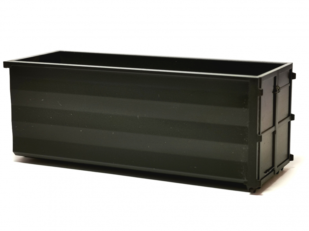 Abrollmulde glatt, schwarz Herpa C436