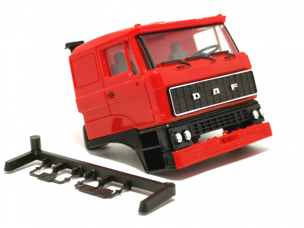 Fahrerhaus DAF 2800, rot Herpa 204