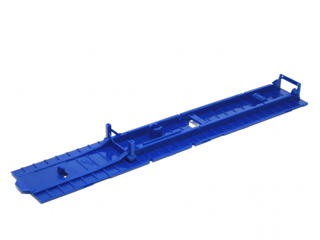 Auflieger Unterbau für Palettenkasten, blau Herpa C451