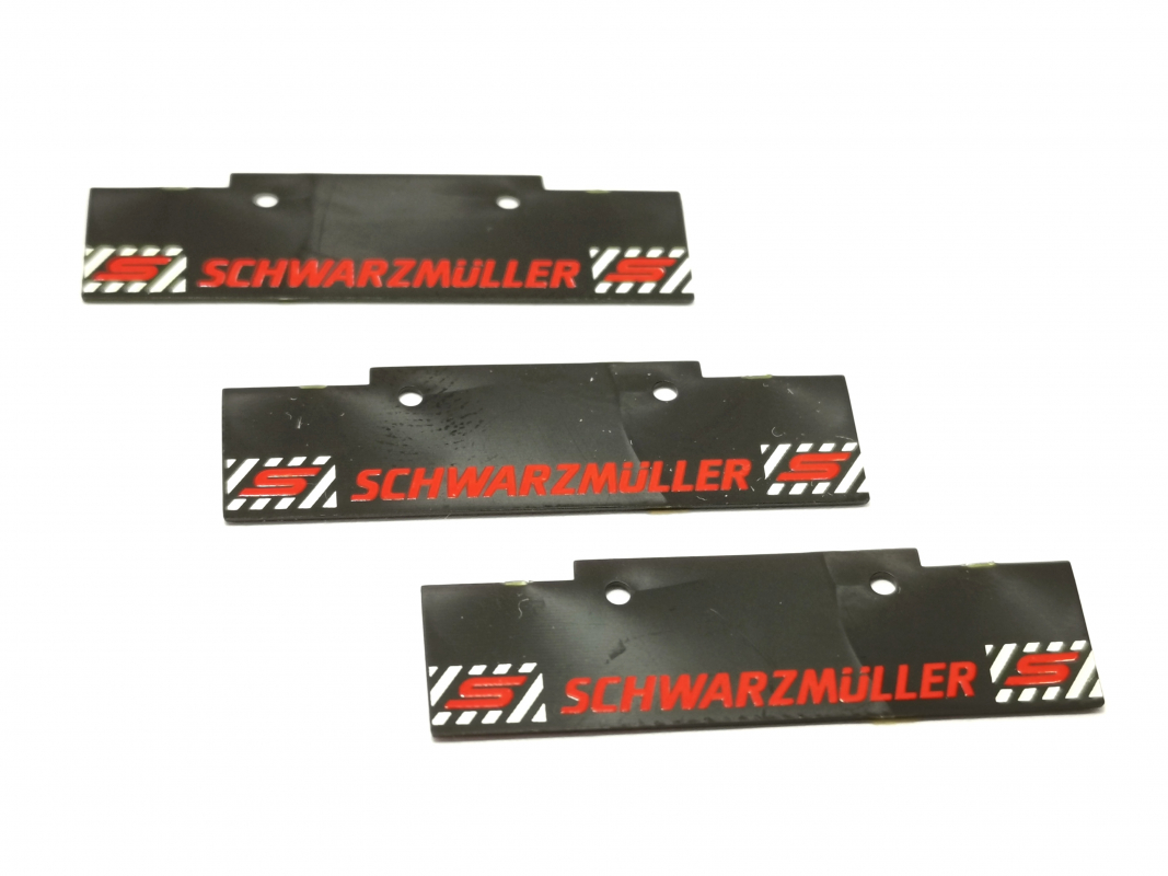Spritzlappen "Schwarzmüller" 3stk. Herpa C458