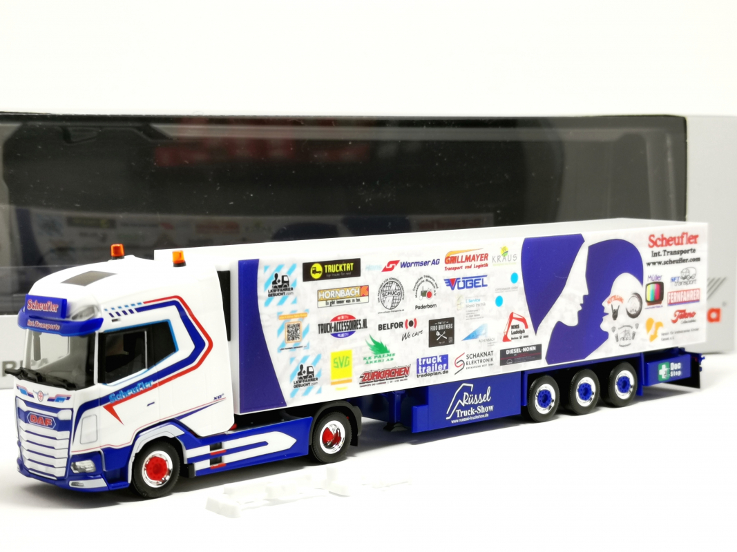 928823 DAF XG+ Kühlkoffer Sattelzug "Scheufler" - Sommerfest 2026 - Herpa