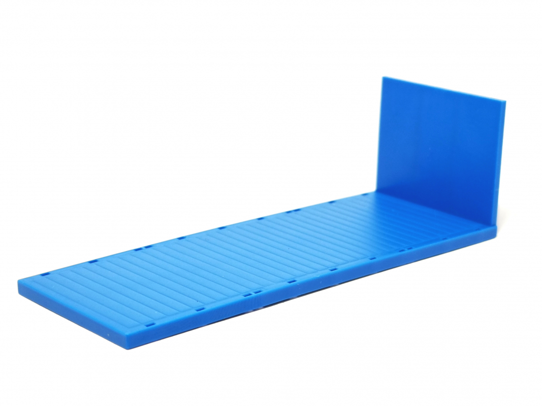 Rungenpritsche mit Bordwand 7,15m blau Herpa C493