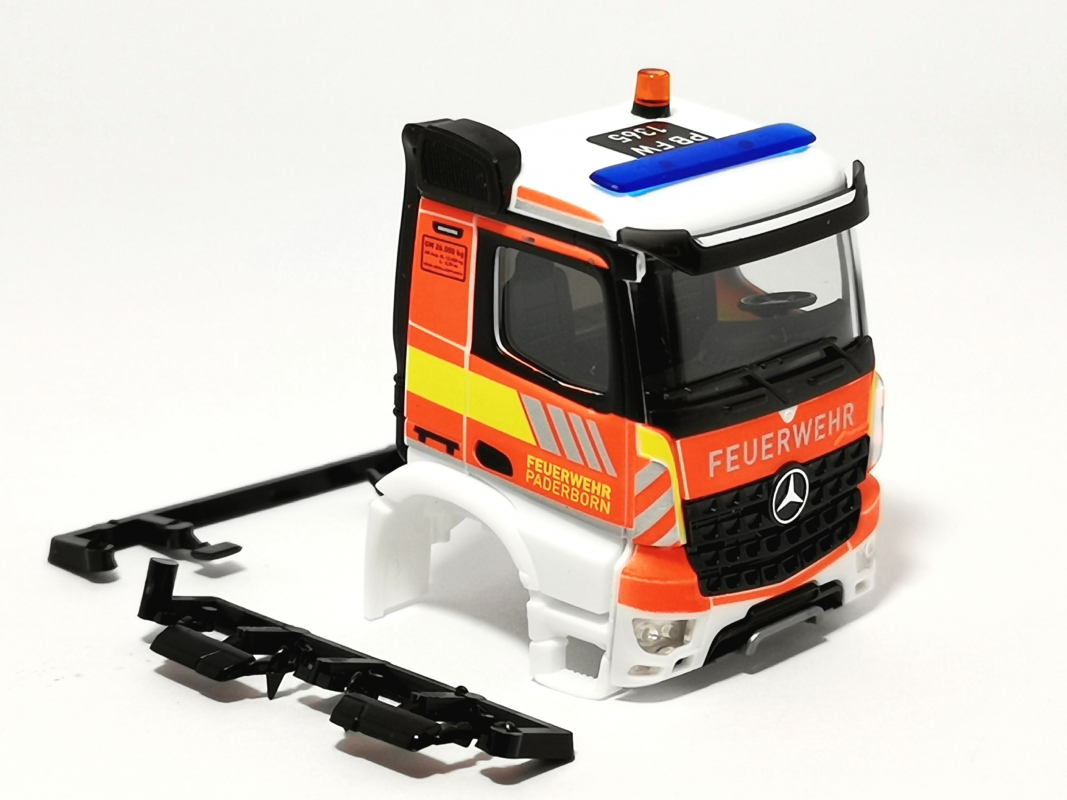 Fahrerhaus Mb Arocs M "Feuerwehr Paderborn" Herpa 854