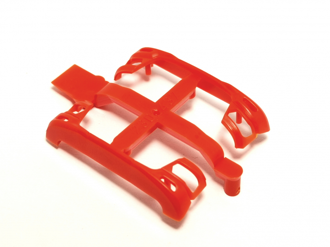 2x Stoßstange DAF XG+, rotorange Herpa C521