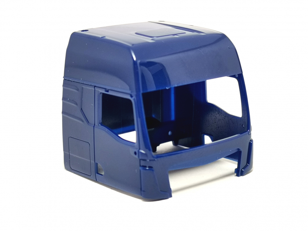 Fahrerhaus MAN TGX GX mit Löcher, blau Herpa C545