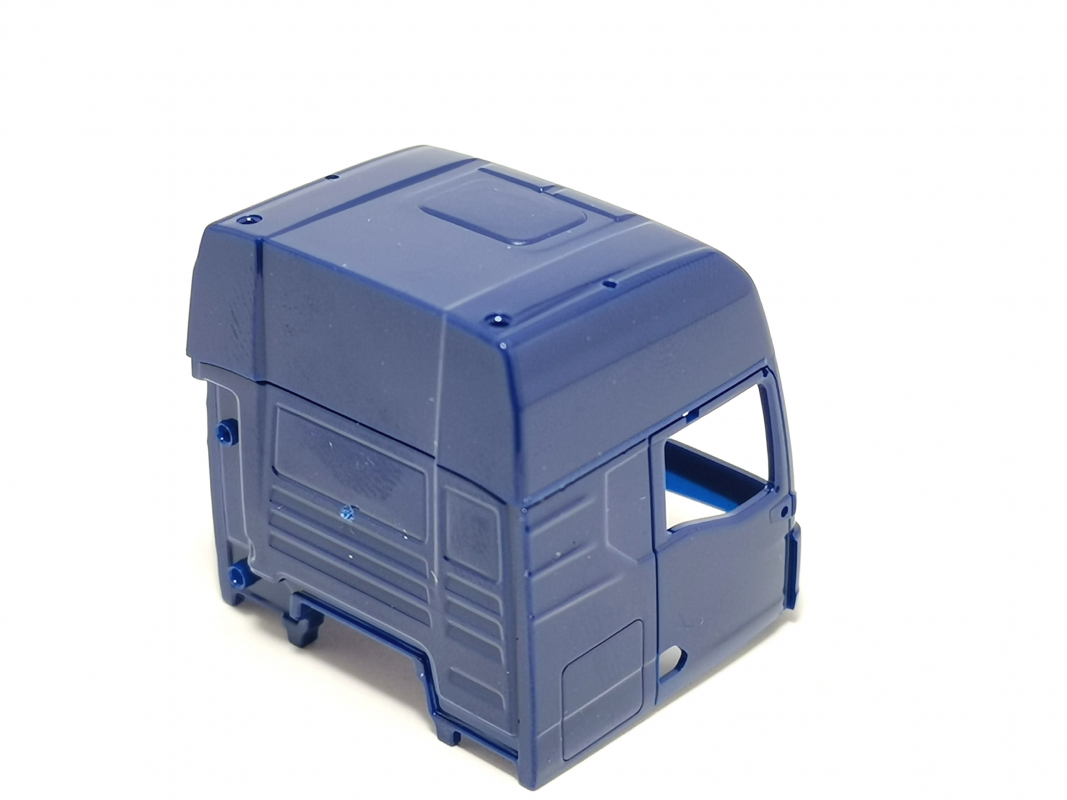Preview: Fahrerhaus MAN TGX GX mit Löcher, blau Herpa C545
