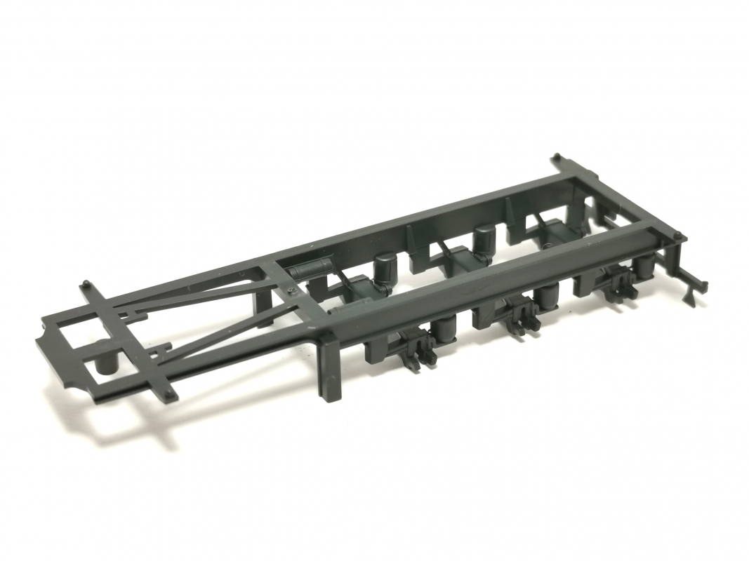 Abraumcontainer Chassi, grau Herpa C548