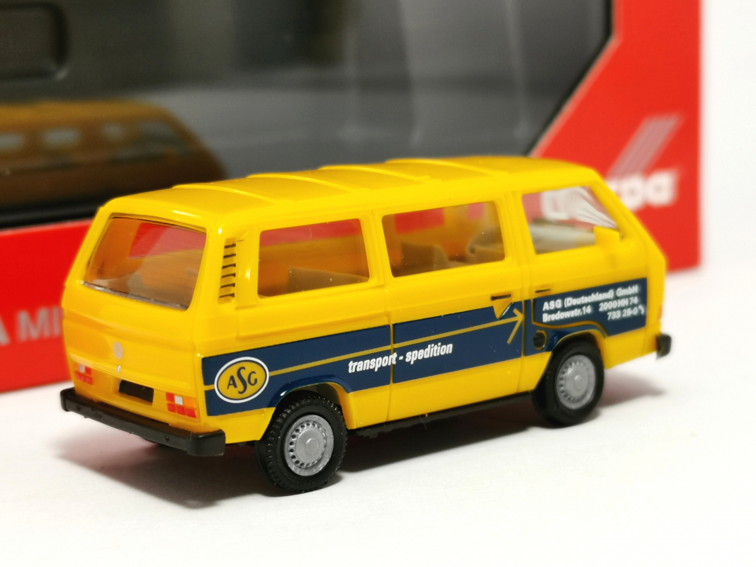 Preview: 099219 Volkswagen (VW) T3 Bus "ASG Hamburg" Herpa