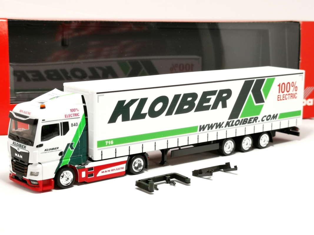 321365 MAN eTGX GM Jumboplanen-Sattelzug "Kloiber" Herpa