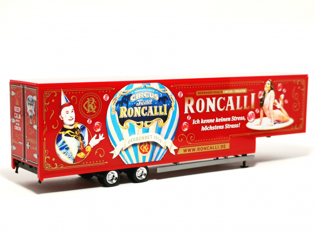 Jumbokoffer-Auflieger "Roncalli" Herpa