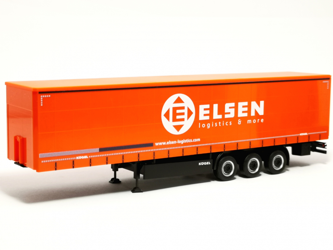 Gardinenplanen-Auflieger "ELSEN" Herpa Herpa