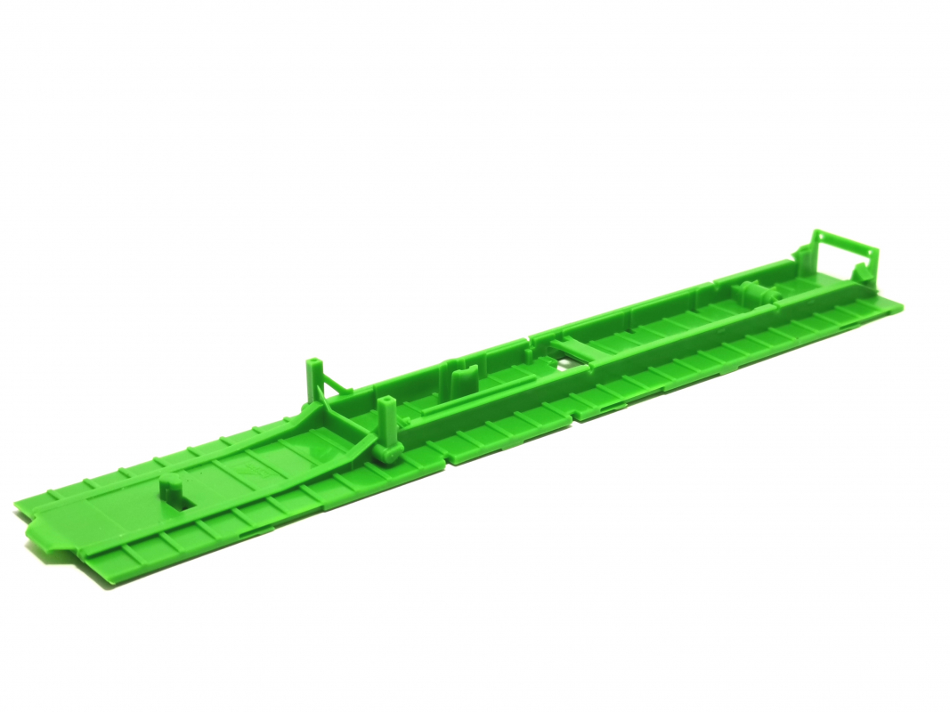 Auflieger Unterbau Palettenkasten, grün Herpa C637