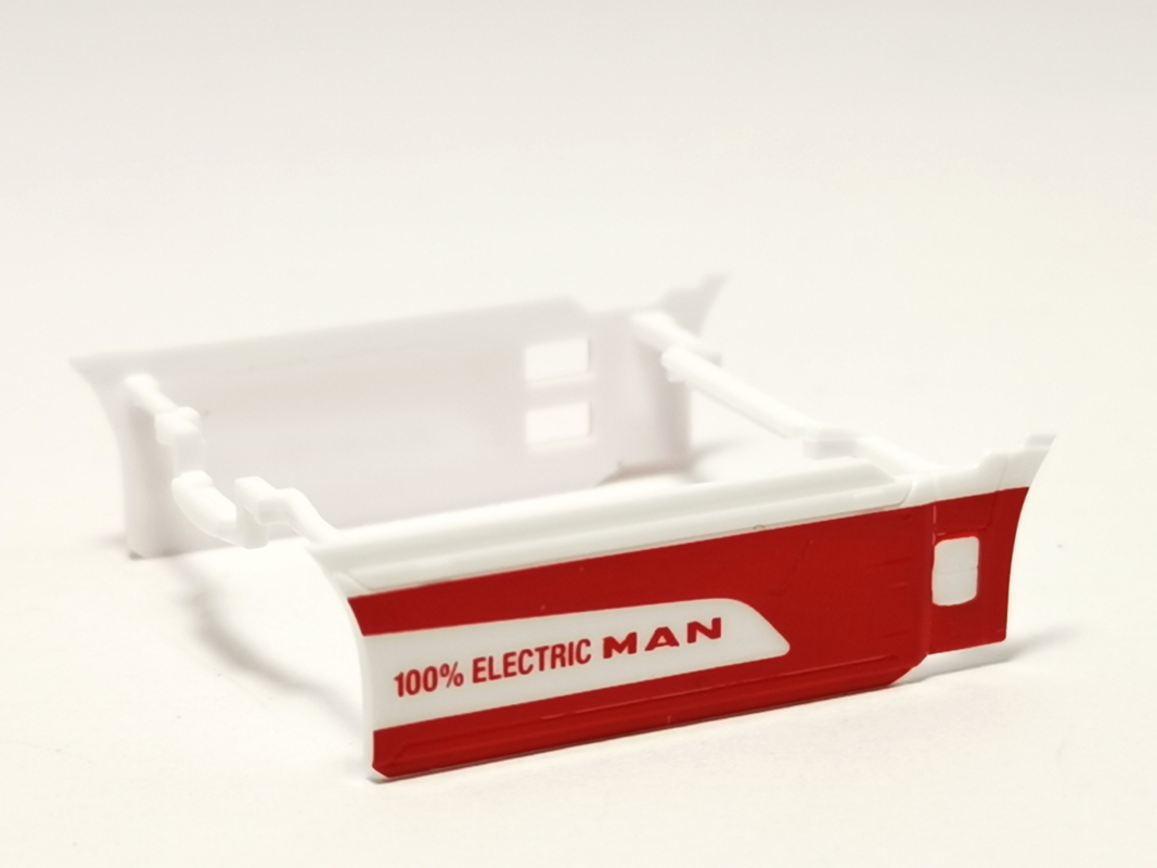 Preview: Chassiverkleidung MAN "100% Elektric" Herpa C665