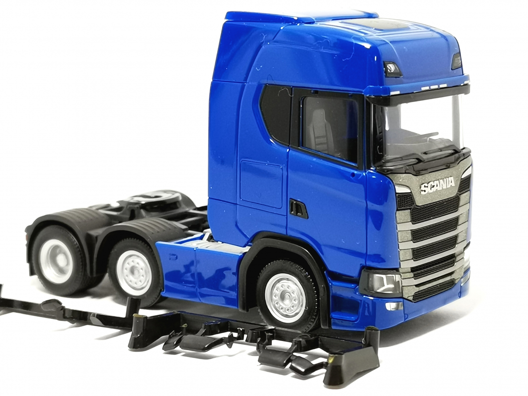307543-006 Scania CS 20 Hochdach Zugmaschine 3achs (6x2), blau Herpa