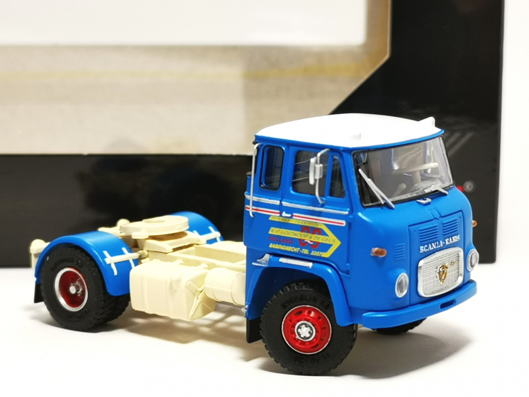 Scania Vabis LB 76 "Goedkoop & De Geus" (NL) Modellbau Schwarz, Zugmaschine
