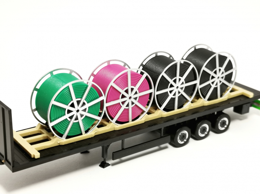 Preview: Transportsicherung Kabeltrommeln, braun Herpa C214