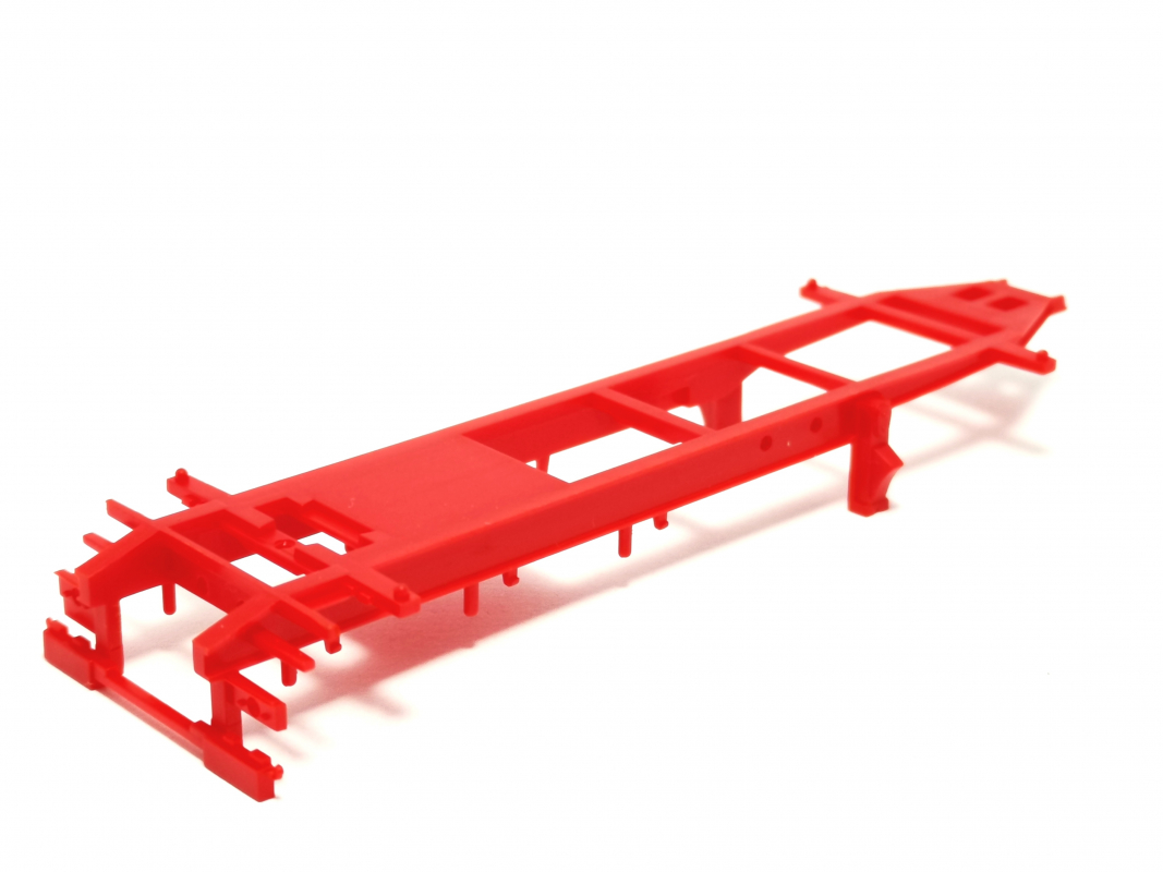 20ft. Auflieger Unterbau, rot Herpa C682