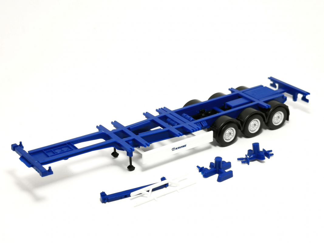 40ft. Container Auflieger "Krone" - unmontiert - 19 Teile Herpa