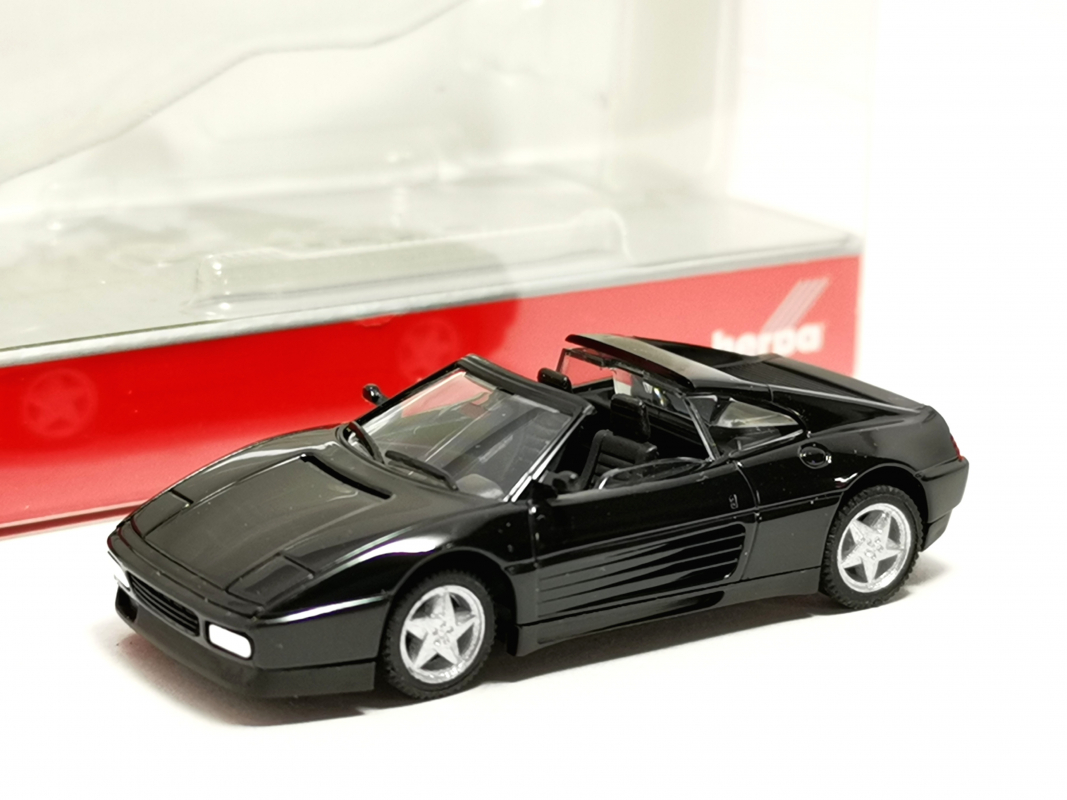 025300-002 Ferrari 348 ts, nero schwarz Herpa