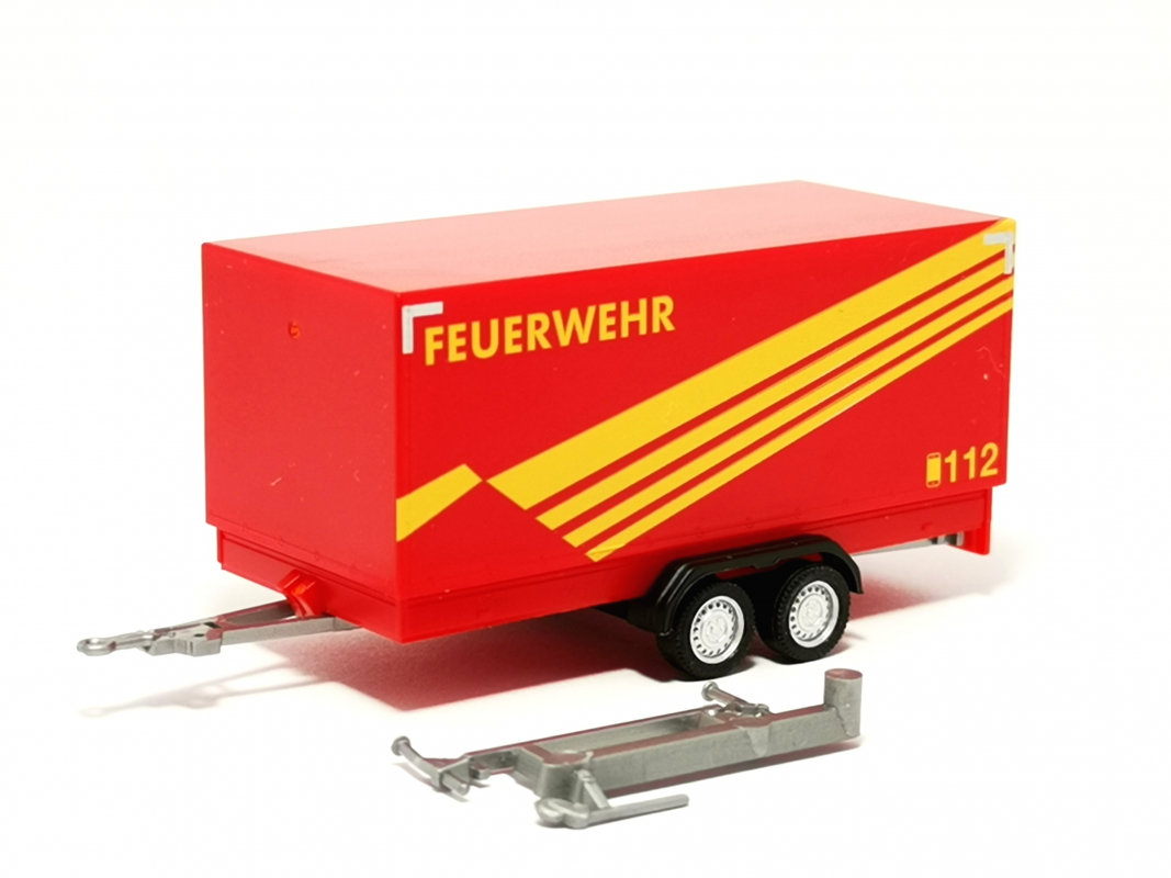 Pkw Anhänger 2a "Feuerwehr" Herpa 266
