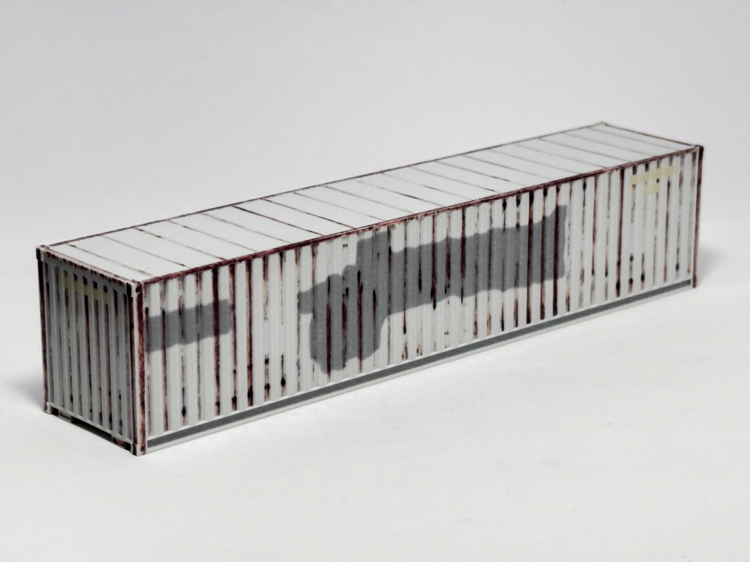 Preview: 40ft. Container "Eingerostet" Herpa