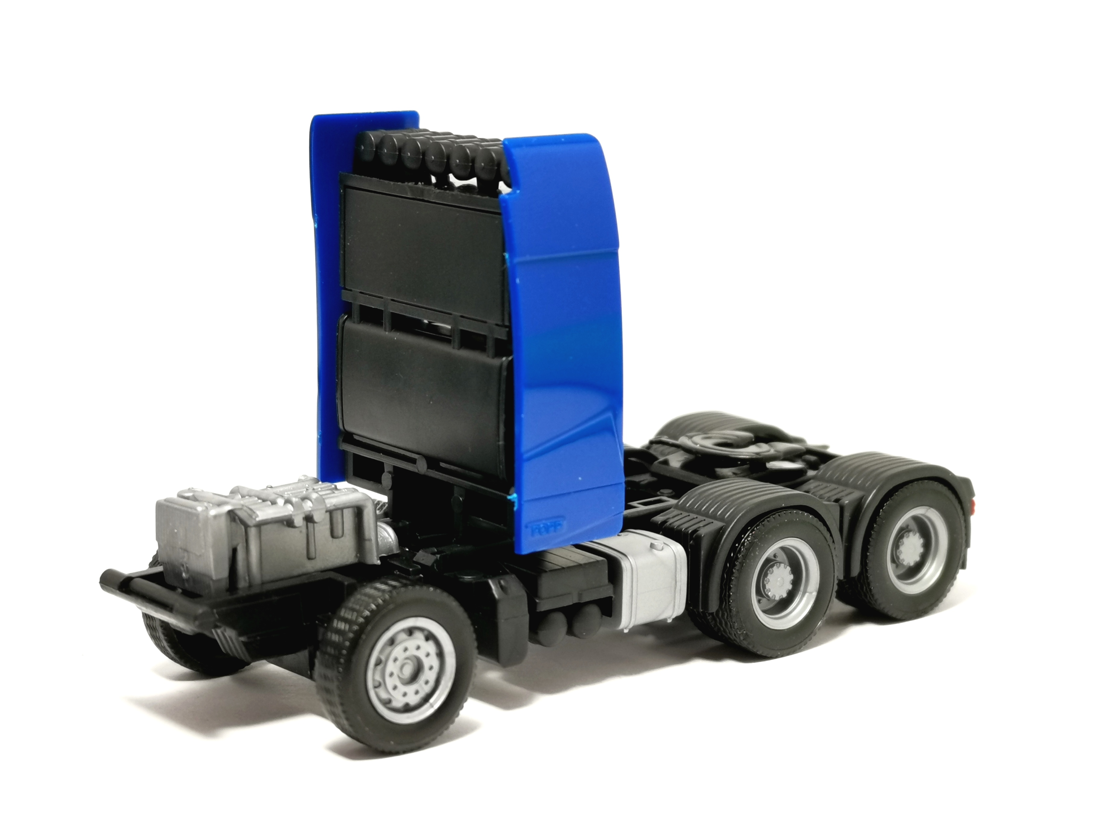 streckermax - Fahrgestell mit Turm für Volvo, blau Herpa *387