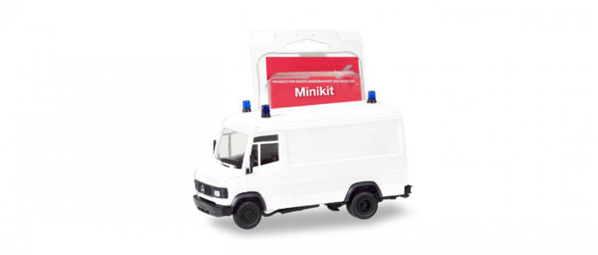 013482  Herpa MiniKit: Mercedes-Benz T2 Kasten, weiß **Herpa