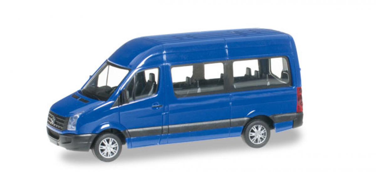 049948-002 VW Crafter Bus Hochdach, ultramarinblau Herpa