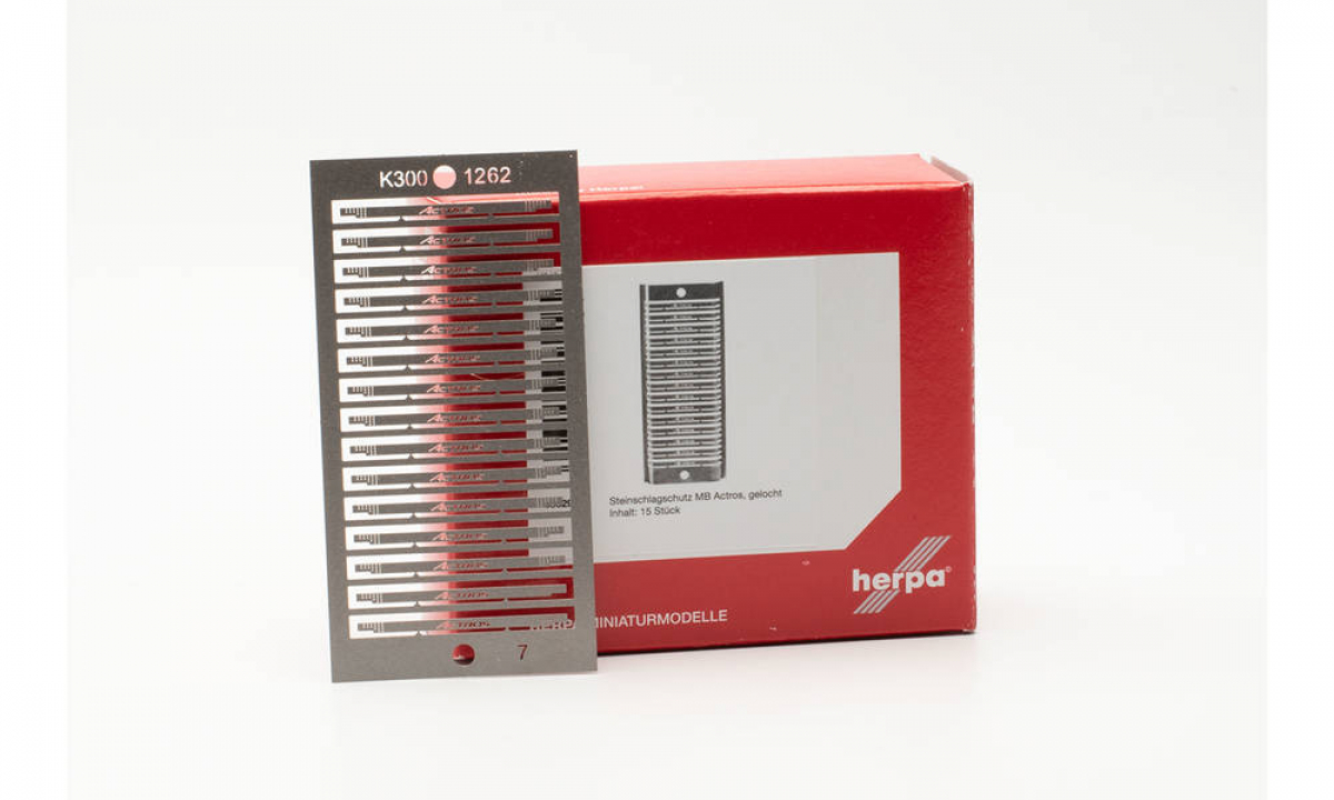 055291 Steinschlagschutz gelocht, Mercedes-Benz Actros, (15 Stück) Herpa - SALE -