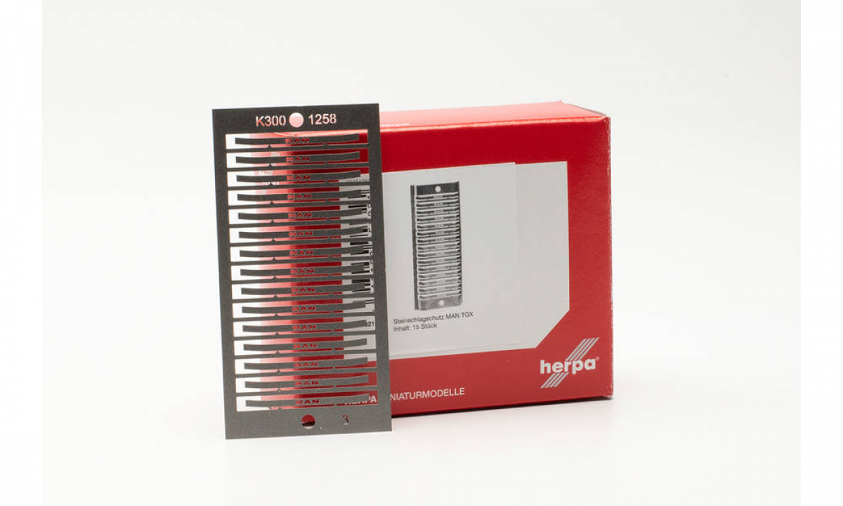 055321 Steinschlagschutz, MAN TGX, (15 Stück) Herpa - SALE -