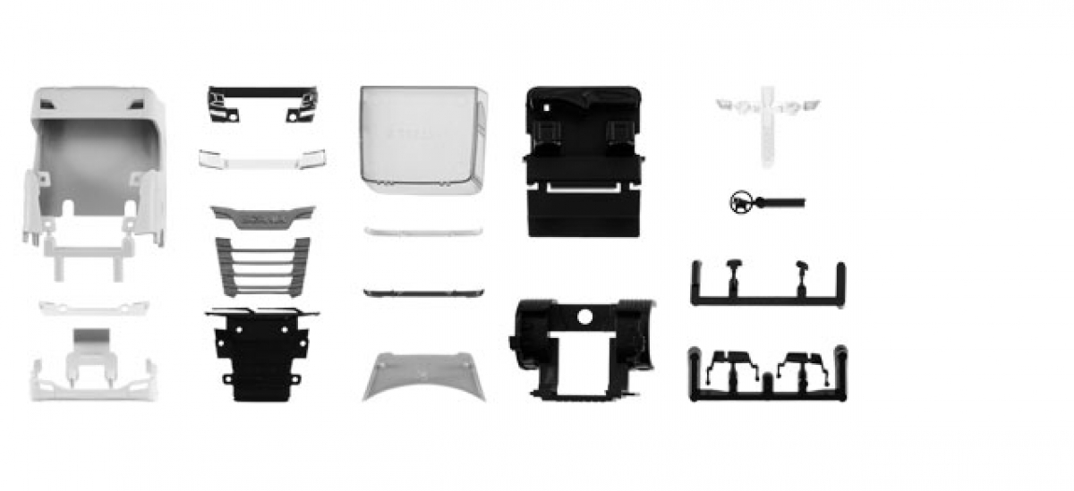 084611 Fahrerhaus Scania CS 20 HD mit Sonnenblende (ohne Fahrerhaus Bedruckung) Herpa FridaySALE