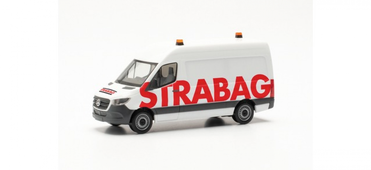 097079 Mercedes-Benz Sprinter `18 Kasten HD „STRABAG“ Herpa