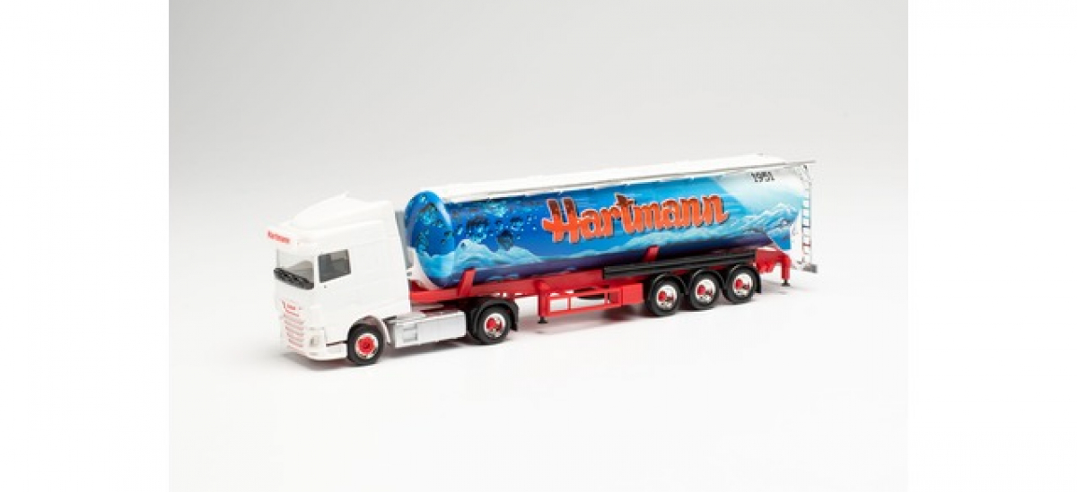 312820 DAF XF Euro 6 SC Silo-Sattelzug "Hartmann" (Nordrhein-Westfalen/Bestwig) Herpa