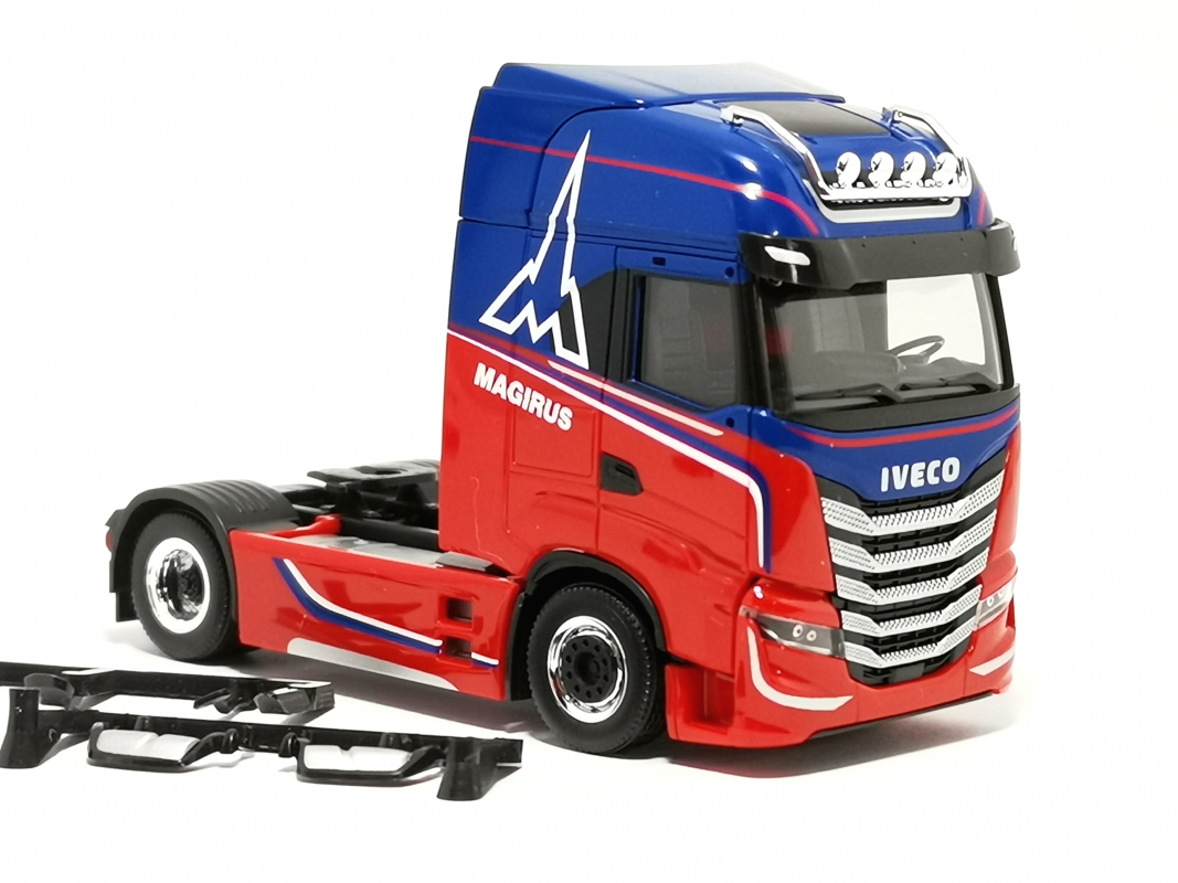 Iveco S-Way Zugmaschine „Magirus Edition / Müller-Pischa“ Herpa