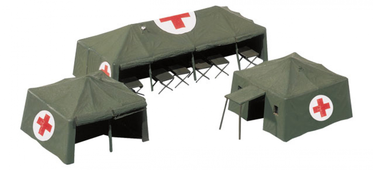 746021 Military: Zubehör Sanitätszelte Herpa