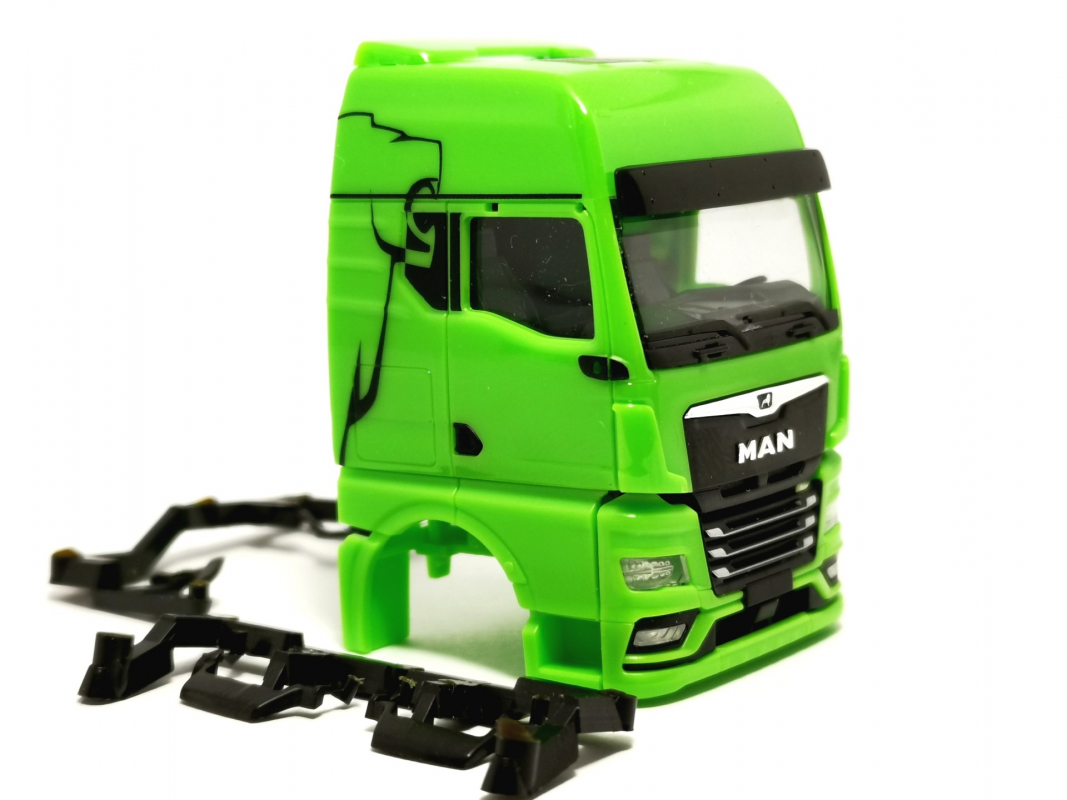 Fahrerhaus MAN TGX GX, *grün* Herpa 100
