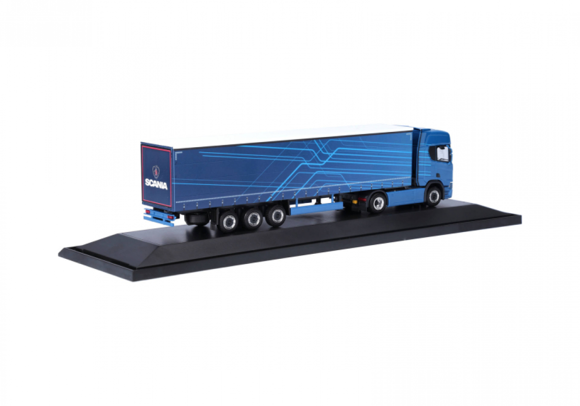 963039 Scania CR20 HD Gardinenplanen-Sattelzug 2/3a "SCANIA - IAA 2026" Herpa